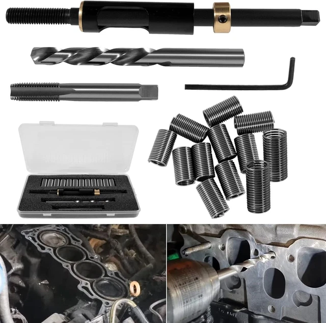 35119S M11 x 1.5 Head Bolt Thread Repair Kit For Honda Toyota Ford GM Nissan KIA