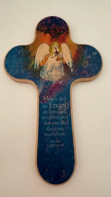 Kreuz Wandkreuz Holzkreuz Kruzifix Taufkreuz für Taufe 20cm NEU Kinderkreuz