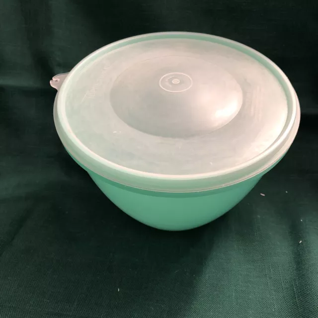 Vintage Tupperware Jadite Green Crisp It Lettuce Keeper With Domed Lid and  Spike 679 