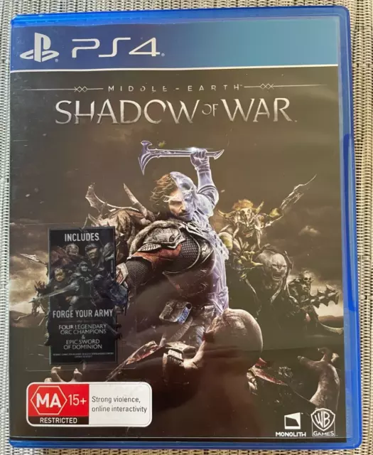 Middle Earth: Shadow of War for Sony PS4/PS5 / PlayStation 4/PlayStation 5