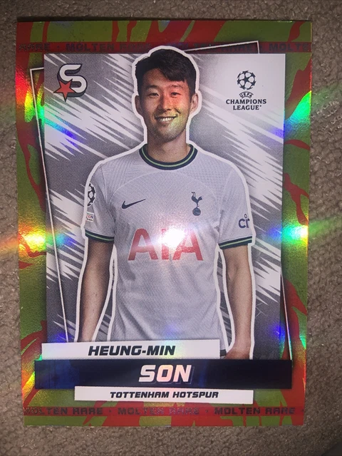 Topps Superstars 2022/23 Heung-Min Sohn geschmolzen seltene Karte