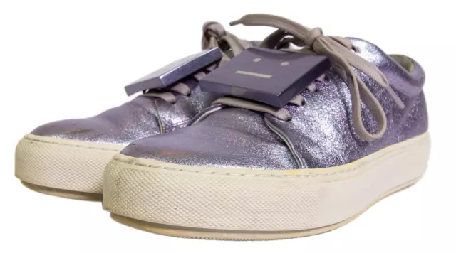 ACNE Studios Adriana Sneakers Women's Metallic Space Shoes Size 36 US 6 3