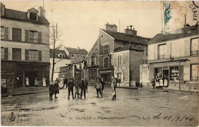 CPA Cachan Place-Gambetta FRANCE (1339227)