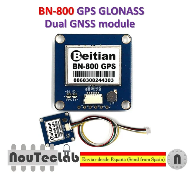Beitian BN-800 Dual GPS GLONASS GNSS Module with Antenna Compass HMC5883L