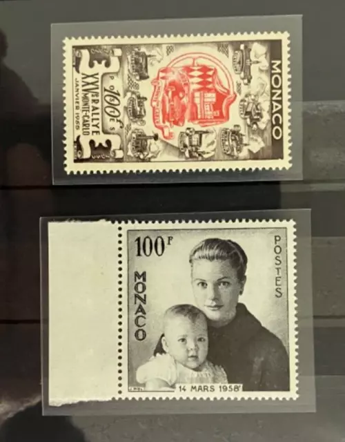 Monaco. 1955. 25th Monte Carlo Rally. 1958. Princess Grace. MNH.