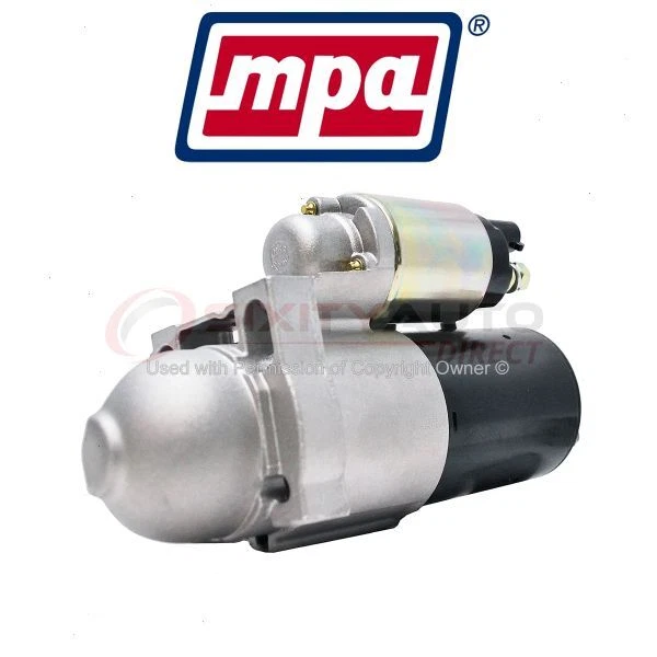 Reman MPA Starter Motor for 2009-2013 GMC Sierra 1500 6.0L V8 - Electrical ba