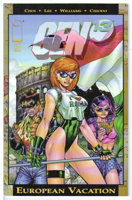 GEN 13 European Vacation TPB JIM LEE art Graphic Novel TPB IMAGE COMICS 1996