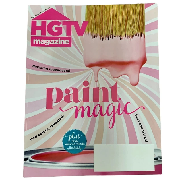 HGTV MAGAZINE JUNE 2022 Paint Magic Pro Tricks New Colors Dazzling