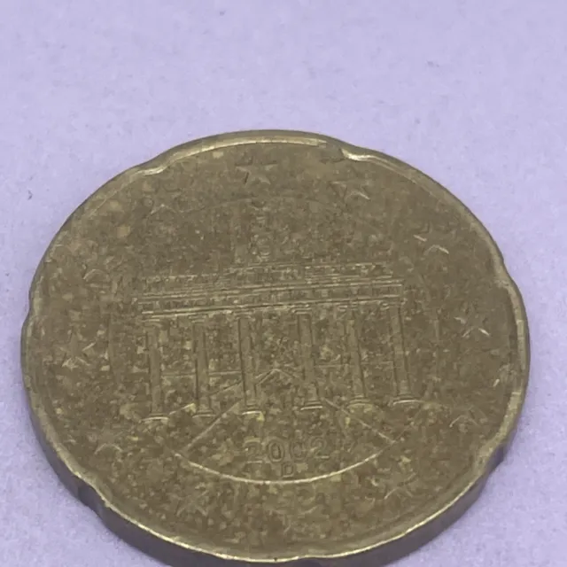 Germany 20 Euro Cents 2002G, Coin