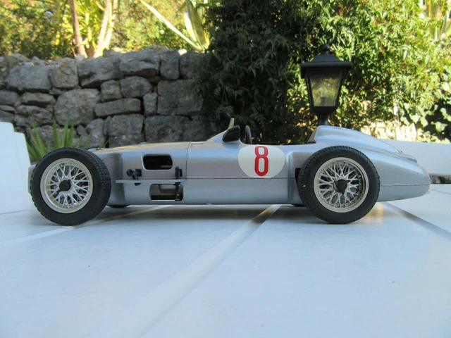 Seltene Tonka Polistil Mercedes-Benz RW-196 Silver Diecast 1:16 TG