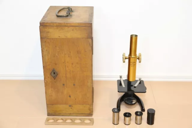Ernst Leitz Wetzlar Leica Brass Microscope