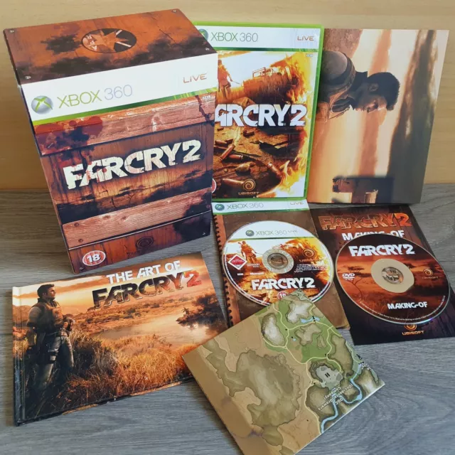 Far Cry 2 Xbox 360 Collectors Edition Boxset 2008 NO T-SHIRT