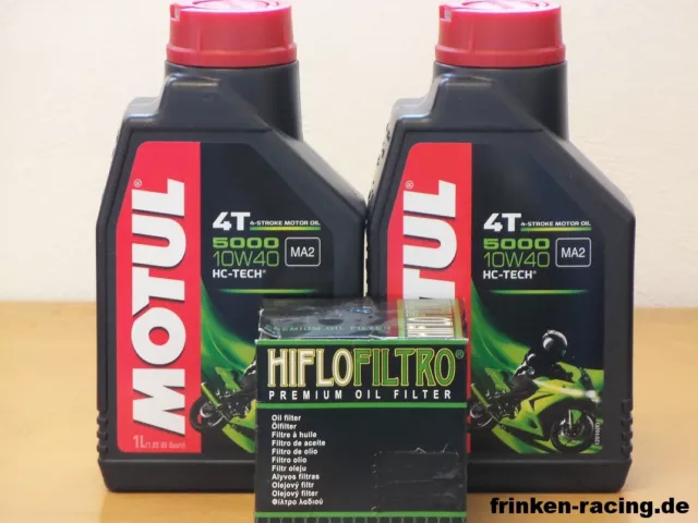 Motul 5000 10W-40 teilsyn / Ölfilter Daelim VS125 und VT125 Evolution Bj 97 - 05