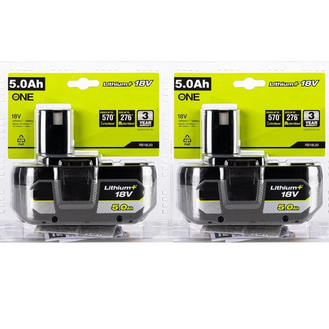 thumbnail image 2 of Powerdepot 18V 9.0Ah Lithium-Ion Battery 2-Pack – Compatible With Ryobi P102 P107 P108 P201 P203 2 of 5