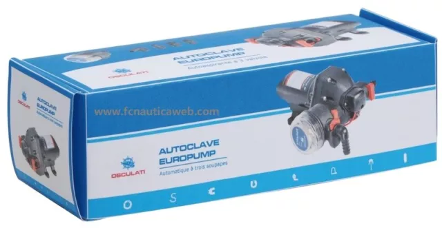 1 AUTOCLAVE AUTOASPIRANTE EUROPUMP  3 valvole 11LT/MIN POMPA 2