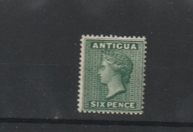 Antigua  1884 - 87   Sg  29  6D Deep Green  Lmh  Cat £60