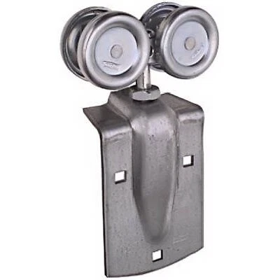 Trolley Hanger For Sliding Barn Doors 1.5 to 2-In. Thick, Rigid, 2-Pk. -N112-102