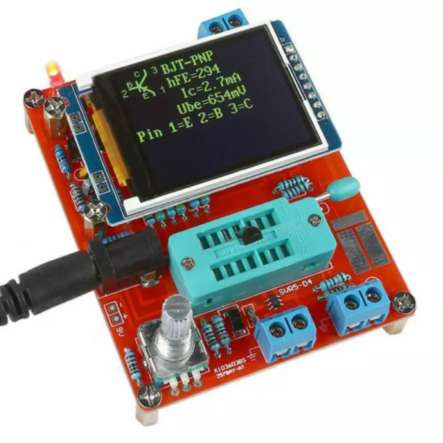 Component Tester Transistor Diode Capacitance ESR Meter Signal Generator B