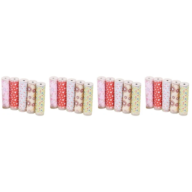 20 Sets Kaleidoskop-Materialpaket Papier Erziehungswissenschaftliches Spielzeug