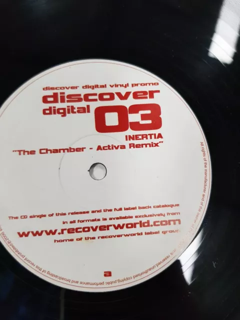 Inertia The Chamber Activa Remix  12 Inch Trance Vinyl