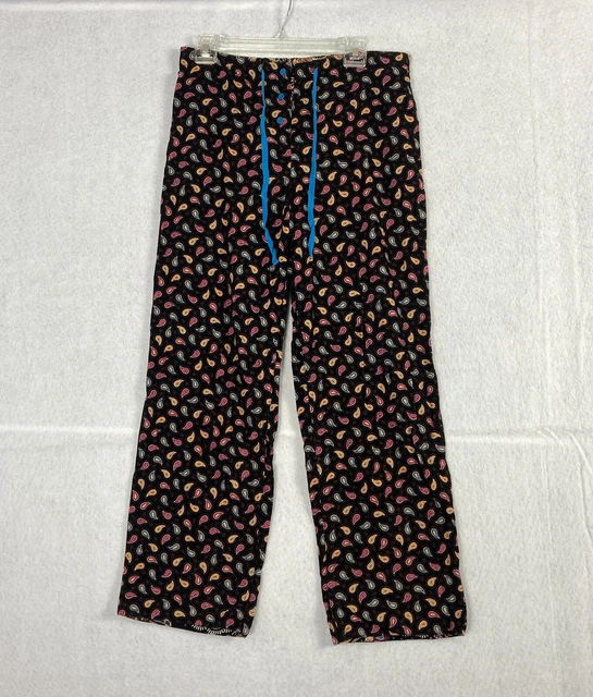 Vera Bradley Paisley Corduroy Lounge Sleep Pajama Pants Pocket S 31 x 29