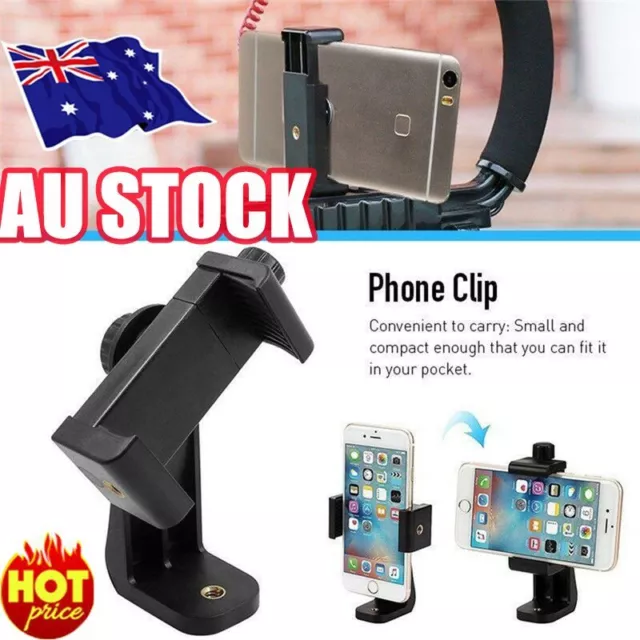 Universal Smartphone Tripod Adapter Phone Stand Holder Mount For iPhone Samsung