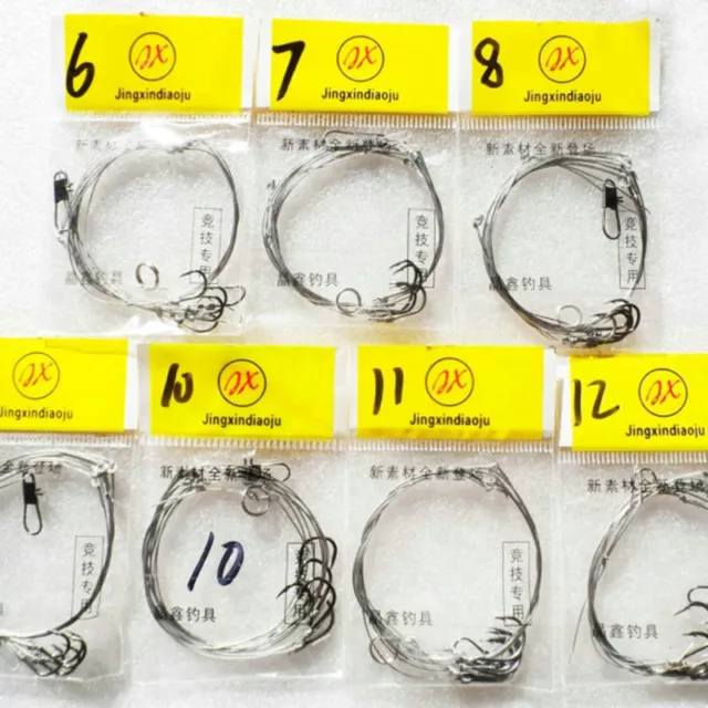 Fish Hook Gear Sea Fishing Barbed Set Yi Shi Ni Steel Wire Fishing Hot Hoy