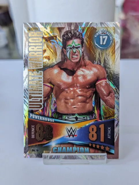 2014 Topps WWE Slam Attax Rivals Ultimate Warrior Rare Card #16