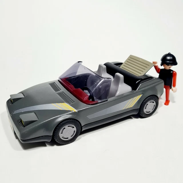 Playmobil Vintage 1988 - Set 3758 'City Life' Homme Avec Voiture Sport Cabriolet