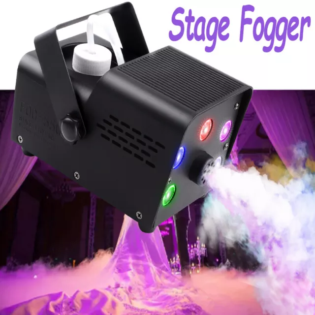 500W DMX Fog Machine Stage Fogger Smoke Machine DJ Fog Smoke Effect w/ Remote