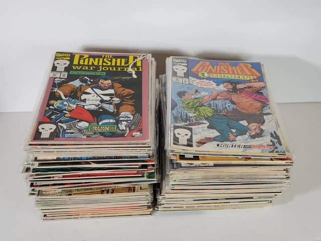 Marvel Comics - The Punisher - Lot of 120 Original Comic Books - Vintage