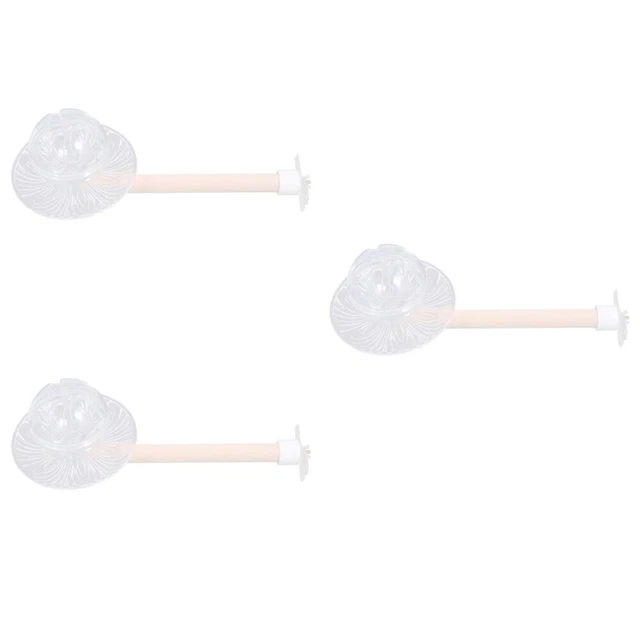 Set of 3 Schalen Für Vogelkäfige Papagei Futterrad Nahrungssuche Spielzeug