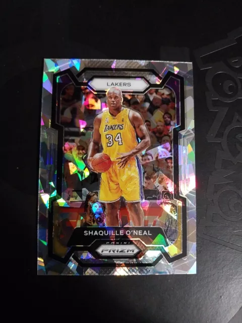 SHAQUILLE O'NEAL SHAQ Oneal 2023-24 Panini Prizm Silver Cracked Ice ...