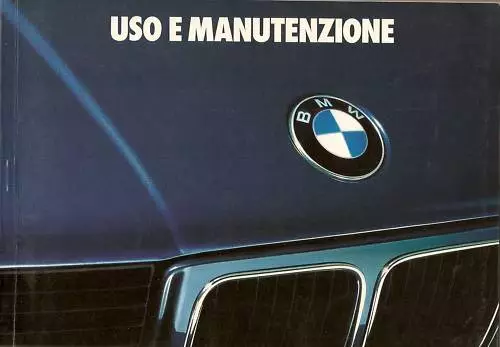 LIBRETTO USO MANUTEN. BMW 518 520i 525e 525i 528i 524td