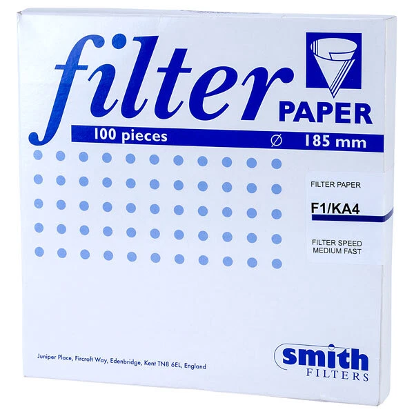 Lot De 100 Filtres En Papier Cellulose, Diamètre 110 Mm, Avec Rétention