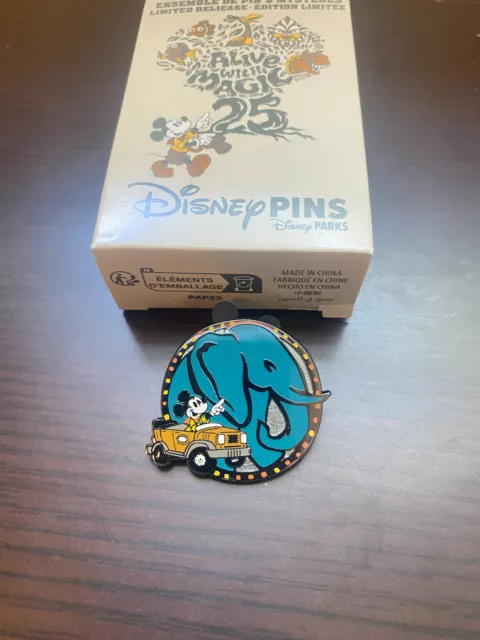 Disney Animal Kingdom 25th Anniversary Elephant Pin