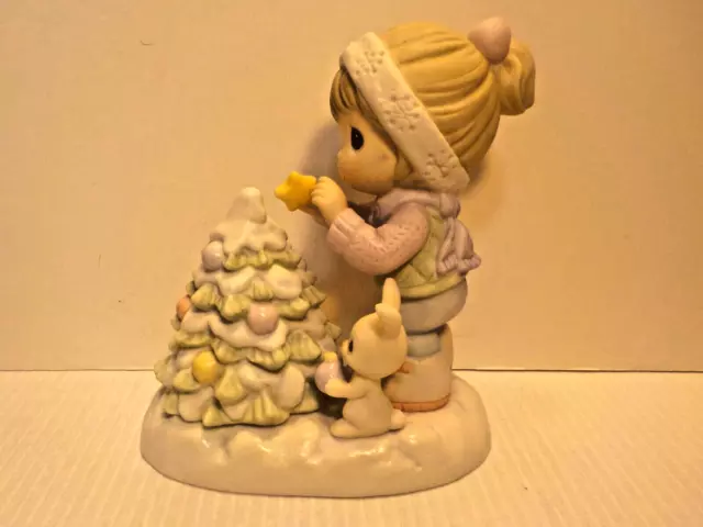 Precious Moments Christmas Figurine - The Fruit Of The Spirit Is Love, Joy, Peac