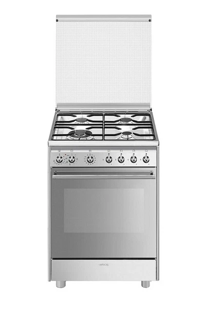 SMEG Cuisine CX68M8-1 Inox Série Concert 4 Feux Four Électrique Classe A