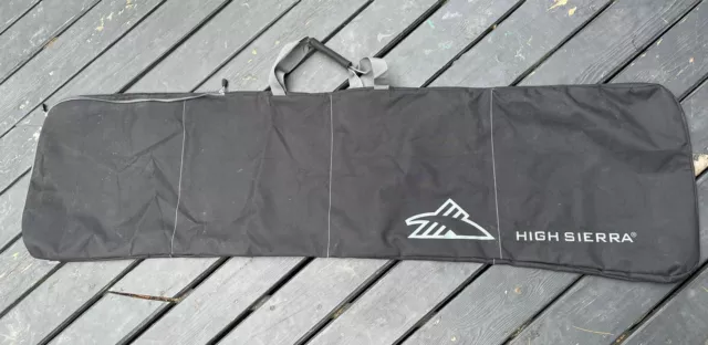 High Sierra Snowboard Sleeve Canvas Bag with Handles Black 64x18 Inches
