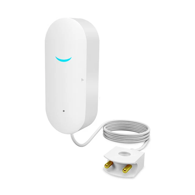 SMART WIFI WATER Leak Sensor Security Leakage Overflow Alarm Home ...