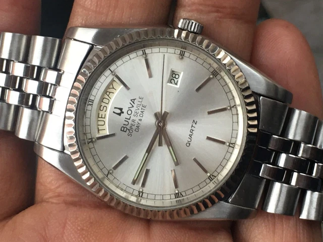 Orologio Bulova Super Seville 38mm Argento 96B444 :: Orologeria E - Foto 8