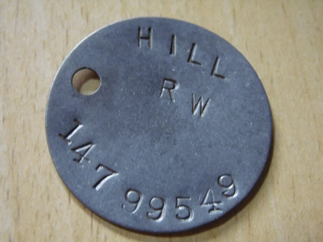 WW2 RELIC DOGTAG ww2 RAC RTR Recce Replacement from GSC - HILL 549 EUR ...