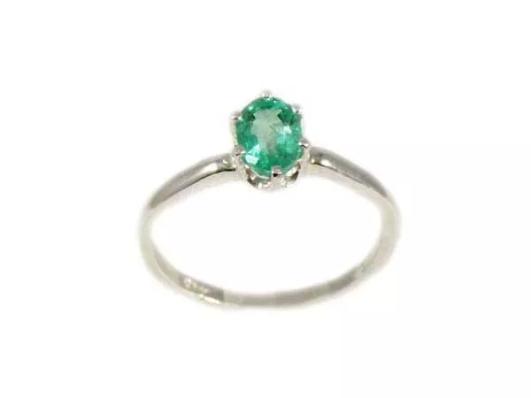 19thC Antique 2/3ct Emerald+ Ring Gem of Ancient Babylonian Market + Egypt Mines