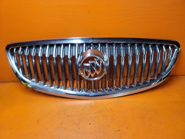 ⚡️2008-2012 Buick Enclave Front Upper Grille Chrome W/Emblem Genuine OEM NICE⚡️