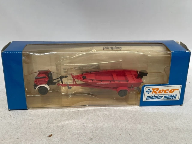 Camion De Pompiers Diecast DelPrado - Bateaux De La Seine, échelle 1:130, Miniature 12cm