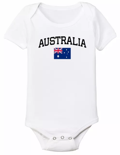 Australia Soccer Baby Outfit Mameluco Infant Girls Boys Bodysuit T-shirt Kids