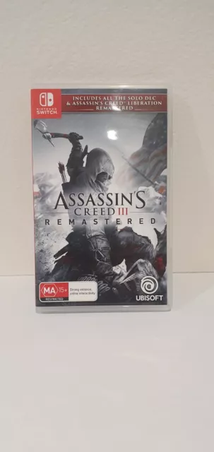  Assassin's Creed III Remastered + Assassin's Creed Liberation  Remastered NSW (Nintendo Switch) : Video Games