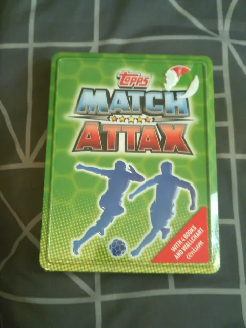 Topps MATCH ATTAX 2020 Tin New & Sealed [Slight Tear] with 4 Books and Wallchart