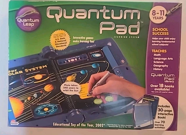 Leap Frog Interactive Book Quantum Pad 4th Grade Science Kit