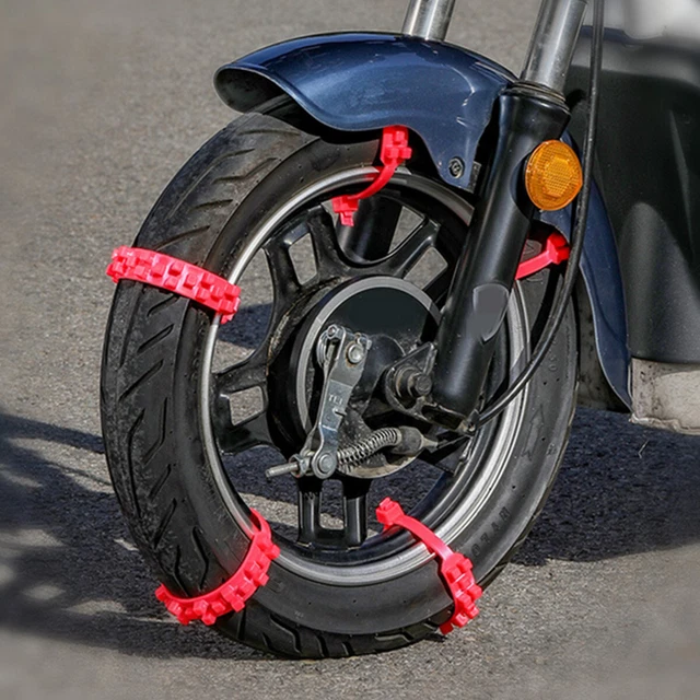 Wheel Tire Snow Anti-skid Chains Winter Tyre Safety Belt for Motorcycle Bicycle